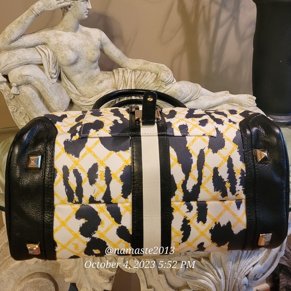 L.A.M.B. by Gwen Stefani Leopard Print Speedy Satchel Luxury Designer Bag #565 - Picture 10 of 13
